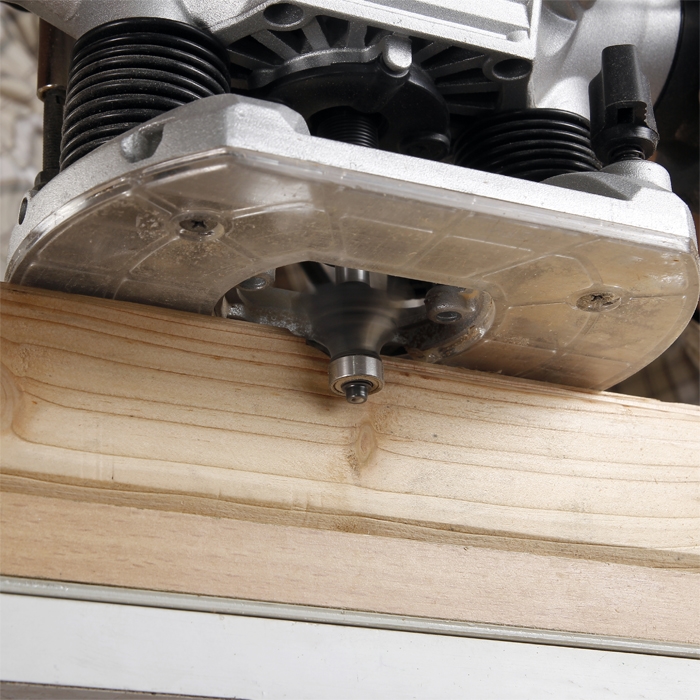 Frez do drewna CNC PREMIUM fazujący 45° z łożyskiem dolnym | Śr. robocza 44,4 mm | Dł. robocza 22,2 mm - GLOBUS (FT905-4412-0001)