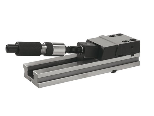 Imadło maszynowe precyzyjne 200/360 mm ze wspomaganiem hydraulicznym | typ 6621-200-635-360 - BISON 326621120700