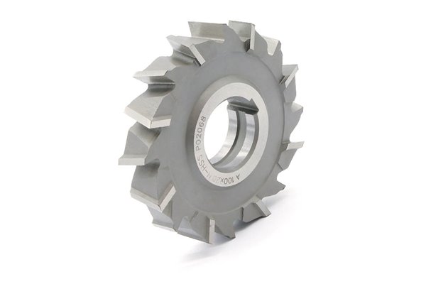 Frez tarczowy do metalu trzystronny naprzemian skośny 100 x 20 mm | DIN 885-A | HSS - DOLFAMEX