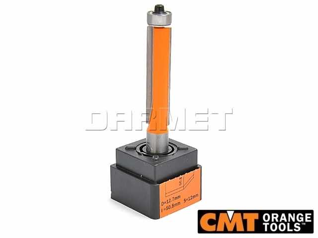 Frez prosty do drewna z łożyskiem dolnym | 12,7 x 50,8 x 12 mm - CMT (906.630.11)