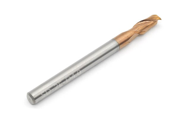Frez 2-ostrzowy 4 mm | uniwersalny do 55 HRC | Gold | pełnowęglikowy VHM - DARMET 204115004G