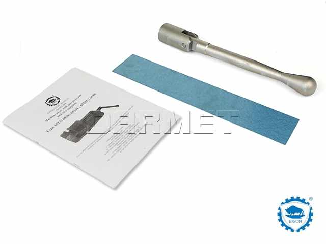 Imadło maszynowe z dociskiem szczęki 155 mm | typ 6523-155 - BISON-BIAL 326523160400