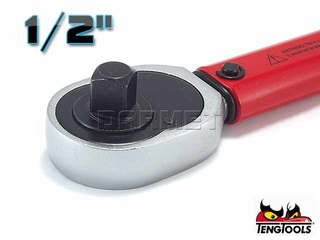 Klucz dynamometryczny 1/2" 1292AG-E4, zakres: 70-350Nm - TENGTOOLS (7319-0209)
