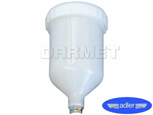 Zbiornik uniwersalny do pistoletów lakierniczych, pojemność 600ML - ADLER (P603.11)