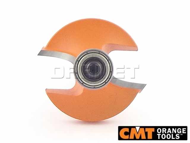 Frez zaokrąglający R12,7 do drewna z łożyskiem dolnym | 38,1 x 19 x 8 mm - CMT (938.380.11)