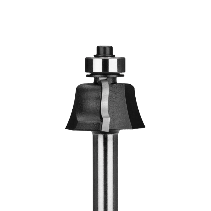 Frez do drewna kształtowy CNC PREMIUM R=10,3 | Z łożyskiem dolnym | Śr. robocza 54 mm | Dł. robocza 27 mm - GLOBUS (FT911-5312-0001)