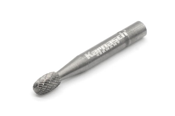 Pilnik obrotowy owalny TRE, frez do metalu - 5 x 7,1MM, długość 38MM, chwyt 3MM - KARNASCH (113041-012)