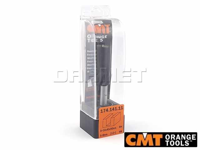 Frez prosty wiercący, 8 x 40 x 24 mm - CMT (174.242.11)