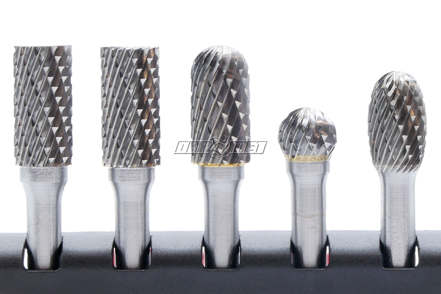 Zestaw pilników obrotowych 10 szt. | frezy do metalu VHM | trzpień 6 mm | Standard Line - PO-DZ-KIT10-10MM