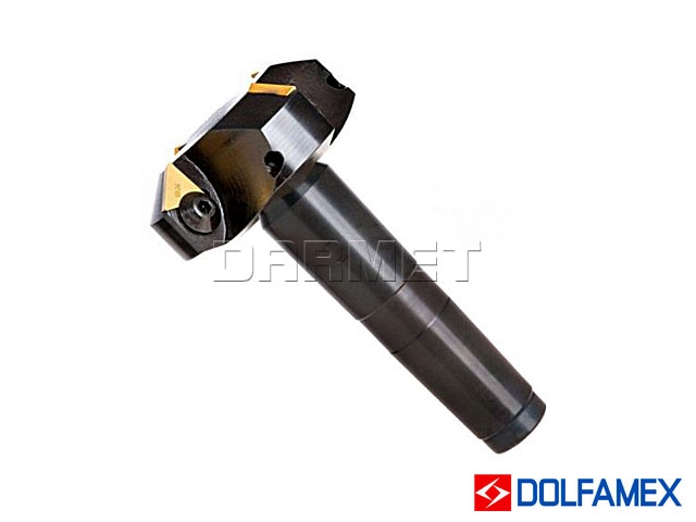 Frez składany trzpieniowy 63 mm - MK5, 4-ostrzowy do fazowania blach 215.17 - 63 x 60°.2 - DOLFAMEX