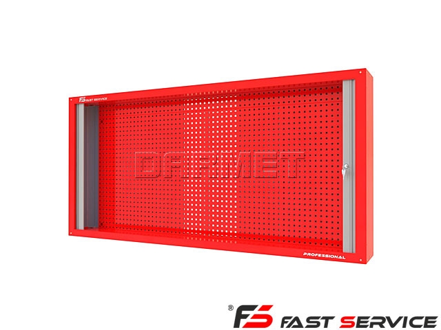 Gablota pionowa narzędziowa zamykana roletą żaluzją 100x206cm - FAST SERVICE (GB207)