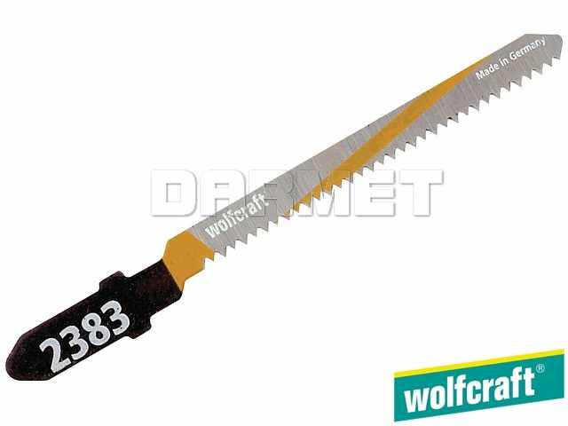 Brzeszczoty do wyrzynarek z trzpieniem "T", do drewna, głębokość cięcia: 20 mm - 5 sztuk - WOLFCRAFT (WF2393000)