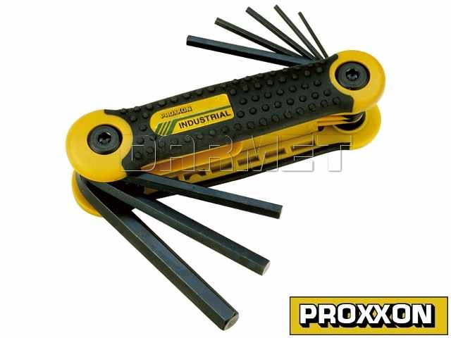 Scyzoryk z kluczykami imbusowymi sześciokątnymi (HX) - 8 sztuk - PROXXON (PR23956)