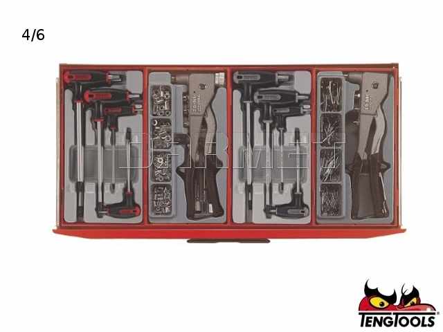 Zestaw narzędzi TCMM 1001N - 1001 elementów - TENGTOOLS (12239-0107)