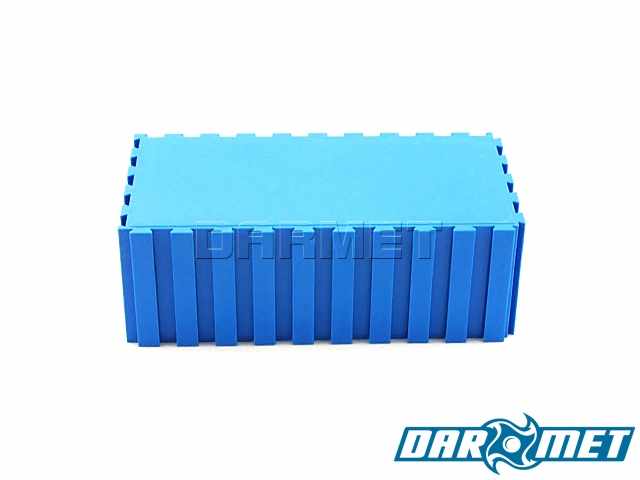 Stojak zaślepka ogranicznik | 100 x 50 x 35 mm | kolor niebieski (2108)