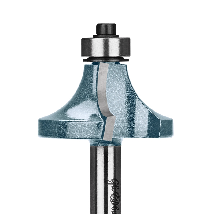 Frez trzpieniowy do drewna zaokrąglający | Z łożyskiem dolnym | Śr. robocza 15,9 mm | Dł. robocza 6,4 mm - GLOBUS (FT508-0008-0002)