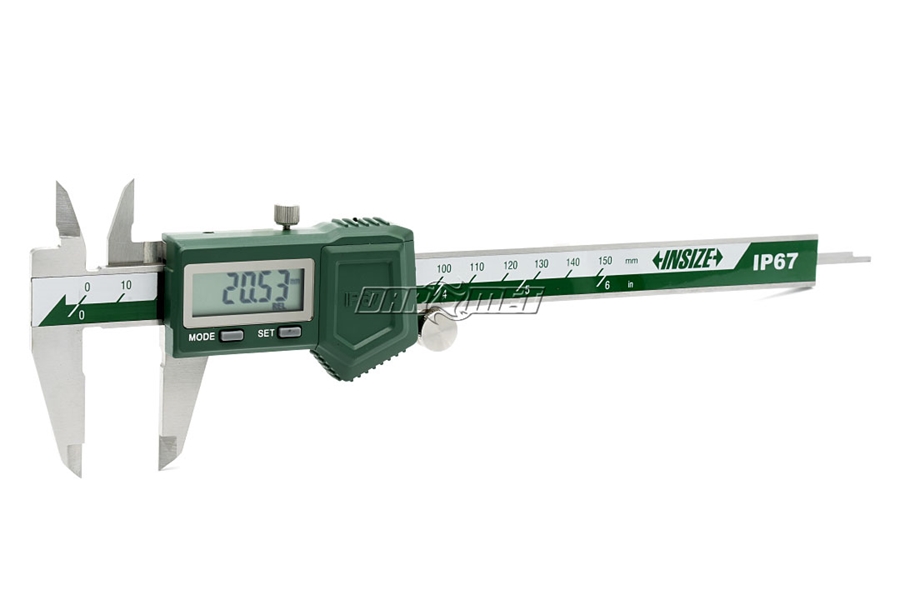 Suwmiarka elektroniczna wodoodporna 150 mm (z rolką) | IP 67 - INSIZE 1118-150B