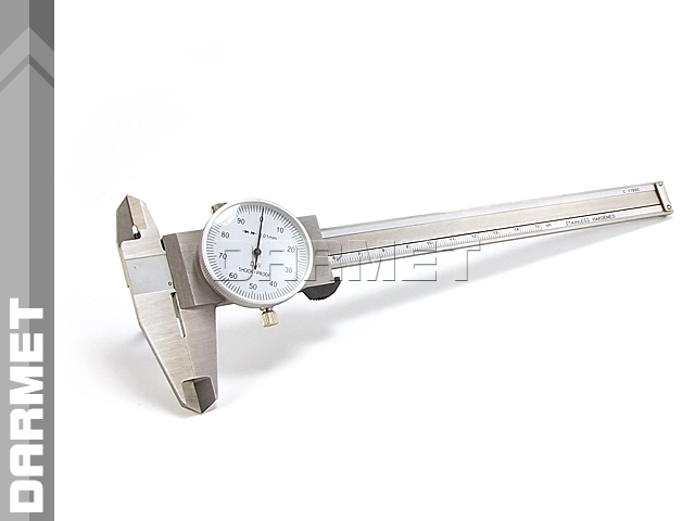 Suwmiarka zegarowa 150 mm | odczyt 0,01 mm - Darmet 186-312S