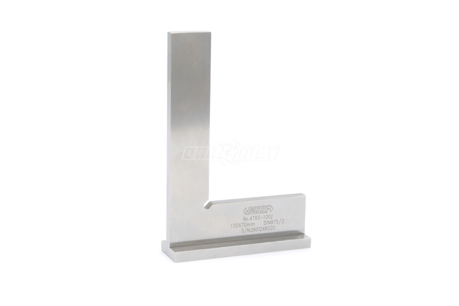 Kątownik stalowy ze stopką 300 x 200 mm | klasa 2 - INSIZE 4793-3002