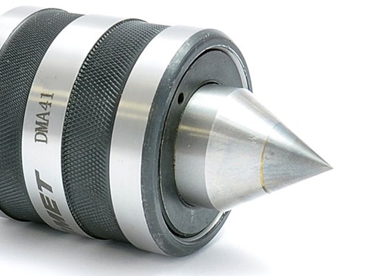 Kieł tokarski obrotowy z końcówką z węglików spiekanych - Morse MK4 (DMA414)