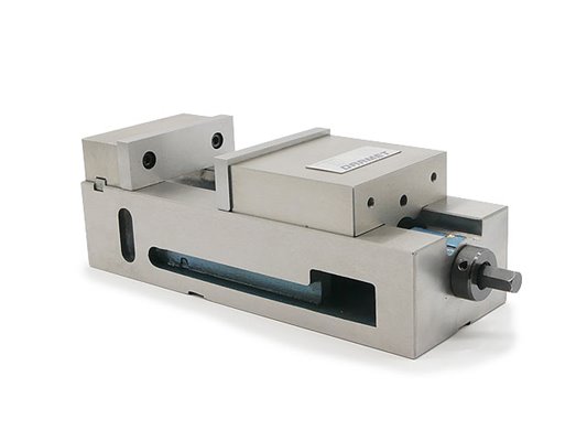 Imadło maszynowe stałe 100 mm z dociskiem szczęki  poziomo - pionowe - FPQ 100/100