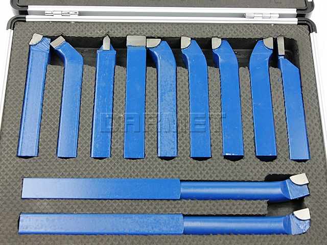 Zestaw noży tokarskich 16x16 mm | 11 szt.