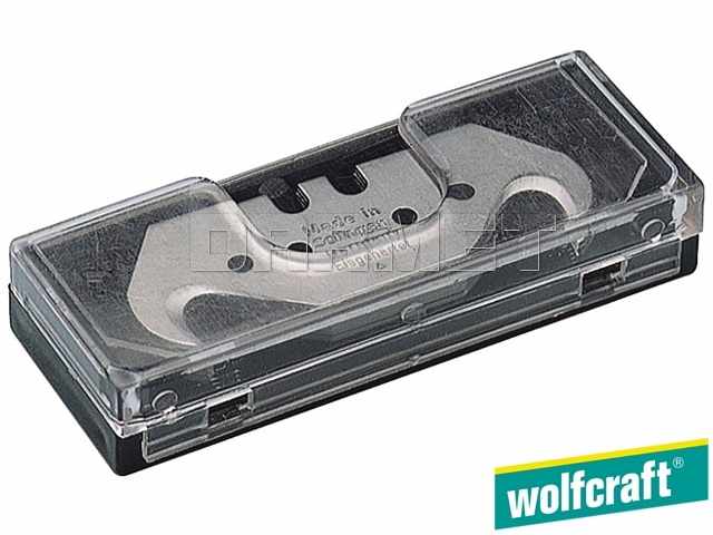 Ostrza haczykowe, 51 x 0,5 mm - 5 sztuk - WOLFCRAFT WF4188000