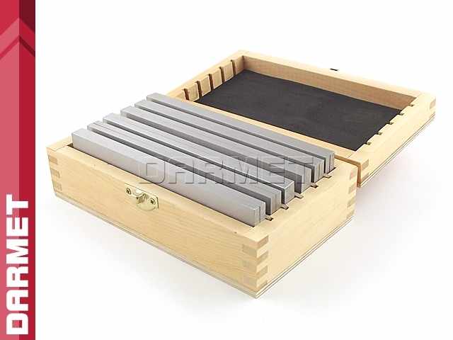 Bloczki równoległościenne | podkładki frezarskie 150 x 4,6 mm | zestaw 6 par | PF 150/4,6 - 32/44x6 PB157-2