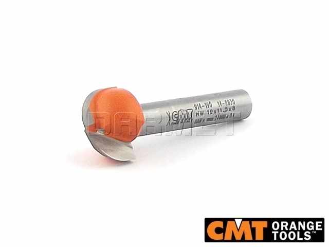 Frez do korytek i czasz R9,5 do drewna | 19 x 11,5 x 8 mm - CMT (914.190.11)