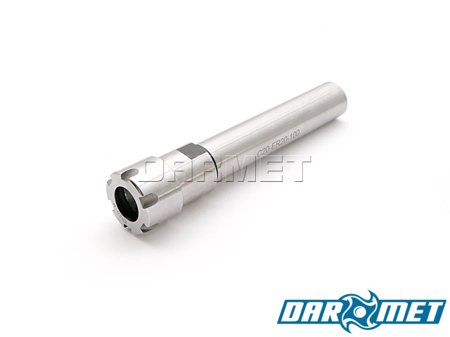 Oprawka zaciskowa do tulejek ER20 x 20 mm | długość 100 mm - DARMET (DM-754)