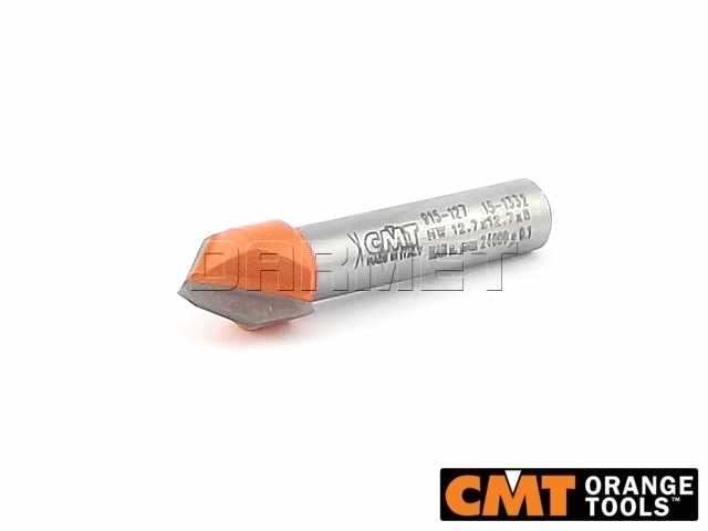 Frez bruzdujący, stożkowy 90° do drewna | 12,7 x 12,7 x 8 mm - CMT (915.127.11)