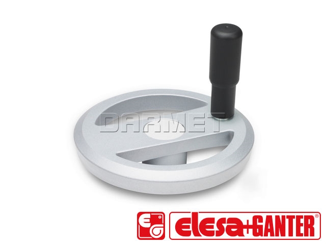 Koło ręczne pokrętło z obrotową rękojeścią GN 924-R - ELESA+GANTER