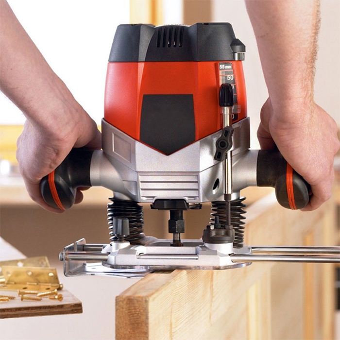 Frez prosty do drewna dwupłytkowy CNC PREMIUM | Z ostrzem wiercącym | Śr. robocza 10 mm | Dł. robocza 30 mm - GLOBUS (FT901-1012-0001)