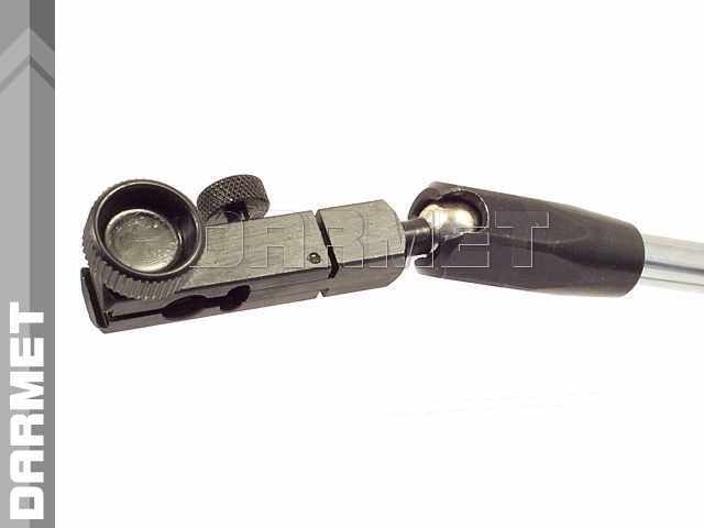 Statyw magnetyczny przegubowy z zaciskiem mechanicznym do czujnika zegarowego - Darmet (101)