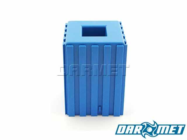 Stojak na noże tokarskie plastikowy |  20 x 20 mm | kolor niebieski (2310)