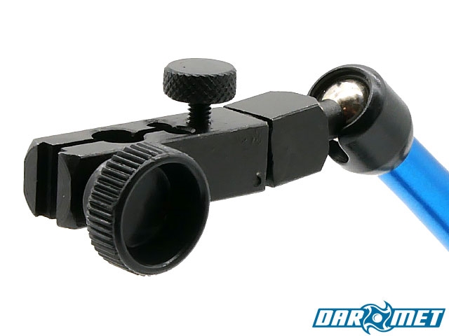 Statyw magnetyczny przegubowy z zaciskiem mechanicznym do czujnika zegarowego - Darmet (104)