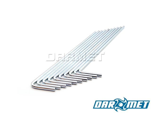 Śledzie do namiotu 22 cm x 10 szt. - DARMET (22/10)