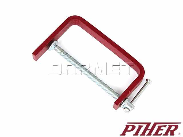 Ścisk śrubowy 95 mm | model G Clamps - PIHER (P55010)