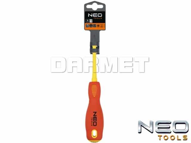 Wkrętak krzyżowy Pozidriv, izolowany - PZ1 x 190MM - NEO TOOLS (04-062)