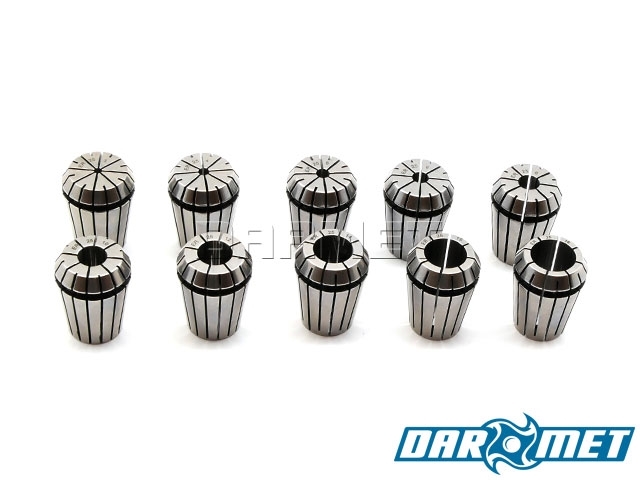 Oprawka zaciskowa do tulejek ER25 x 10 szt. - Morse MK3 - Komplet (DM-076)