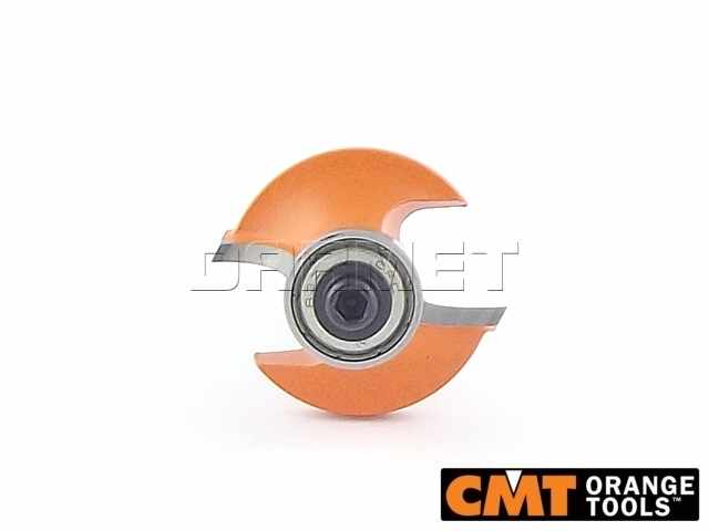 Frez zaokrąglający R8 do drewna z łożyskiem dolnym | 28,6 x 12,7 x 8 mm - CMT (938.285.11)