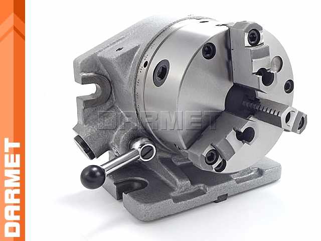 Podzielnica do frezarki 160 mm z uchwytem 3-szczękowym - F2-6 (DM-2736)