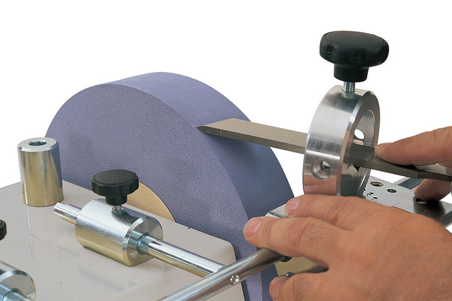 Uchwyt uniwersalny do ostrzenia dłut tokarskich skośnych, półokrągłych - HOLZSTAR 5760054