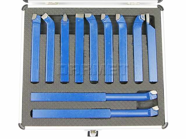 Zestaw noży tokarskich 12x12 mm | 11 szt.