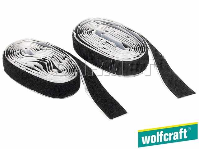 Taśma mocująca na rzep, samoprzylepna, długość: 1 m - WOLFCRAFT (WF3287000)