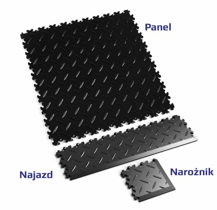 Narożnik Fortelock 2016 - wzór diament (Diamond Black)