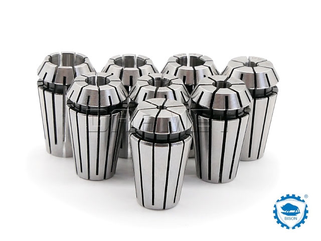 Oprawka zaciskowa do tulejek ER16 x 8 szt. - BT40 - 100MM - komplet - ZM KOLNO (Typ 7626-S KPL)