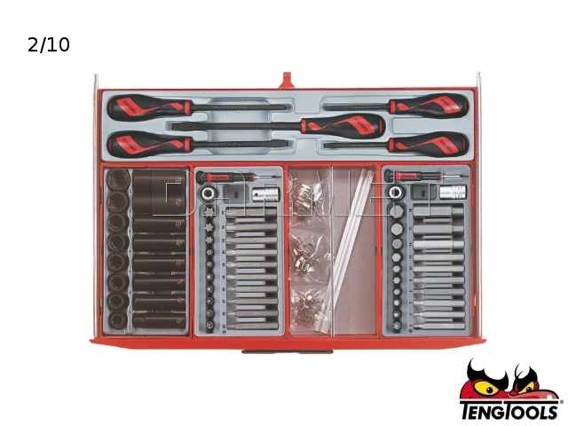Zestaw narzędzi TCMM 1001N - 1001 elementów - TENGTOOLS (12239-0107)