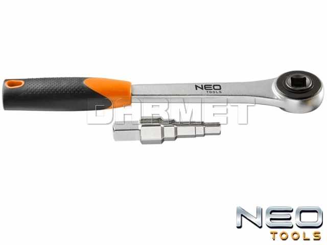 Klucz do śrubunków 1/2" z grzechotką - NEO TOOLS (02-060)