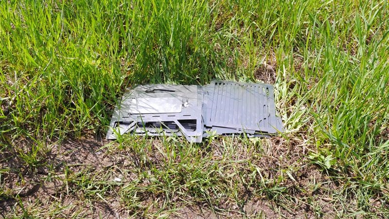 Grill składany, turystyczny ze stali nierdzewnej| 46,3 x 25 x 20 cm - DARMET